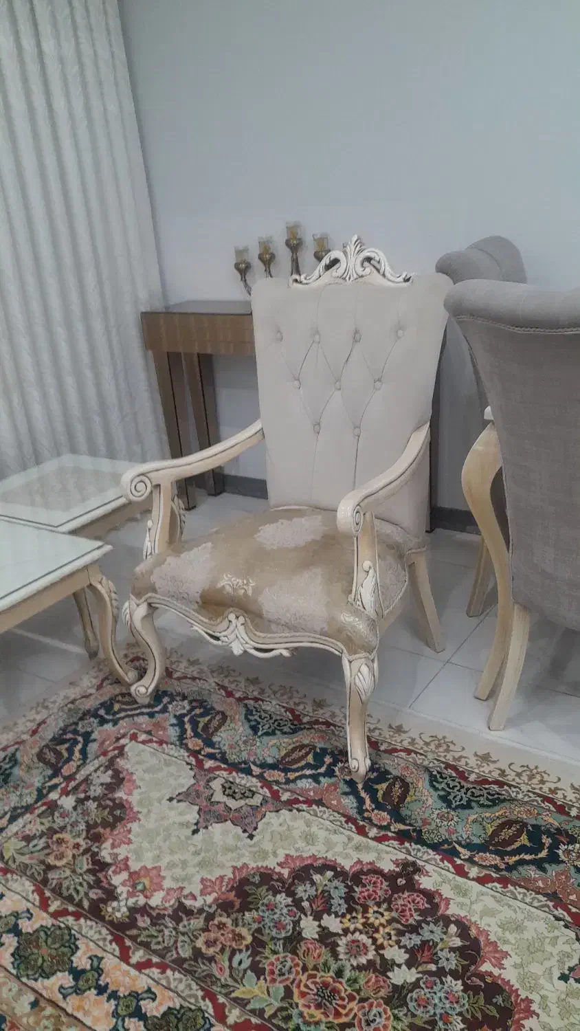 ست مبل ۷نفره استیل.میز نهارخوری ۴نفره|مبلمان خانگی و میز عسلی|قدس, شهرقدس|دیوار