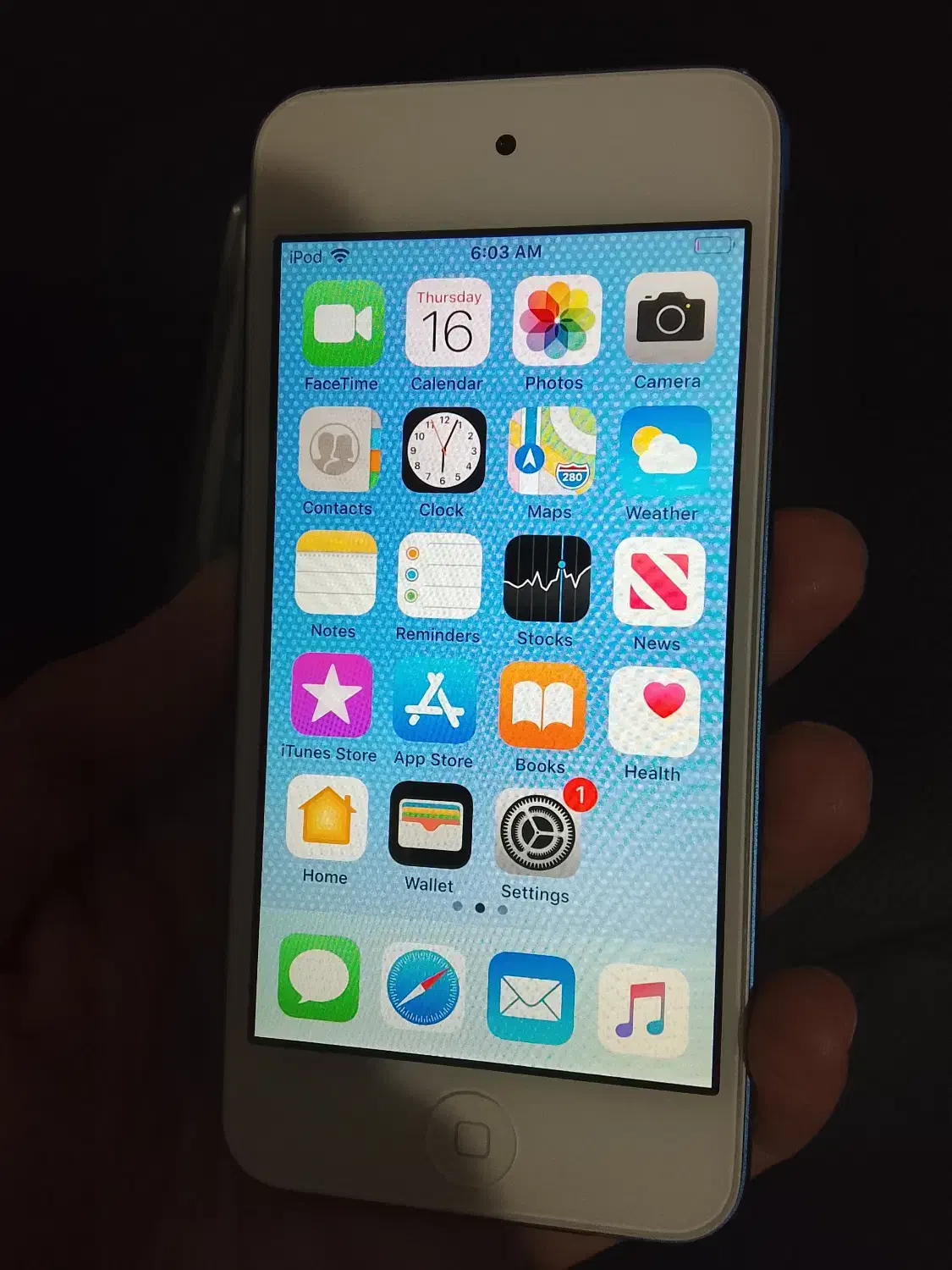 آیپاد تاچ نسل ۶ ۱۶ گیگ|پخشکننده همراه|تهران, سعادتآباد|دیوار