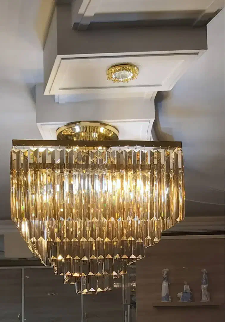 ۲ عدد لوستر کریستال|لوستر و چراغ آویز|تهران, الهیه|دیوار