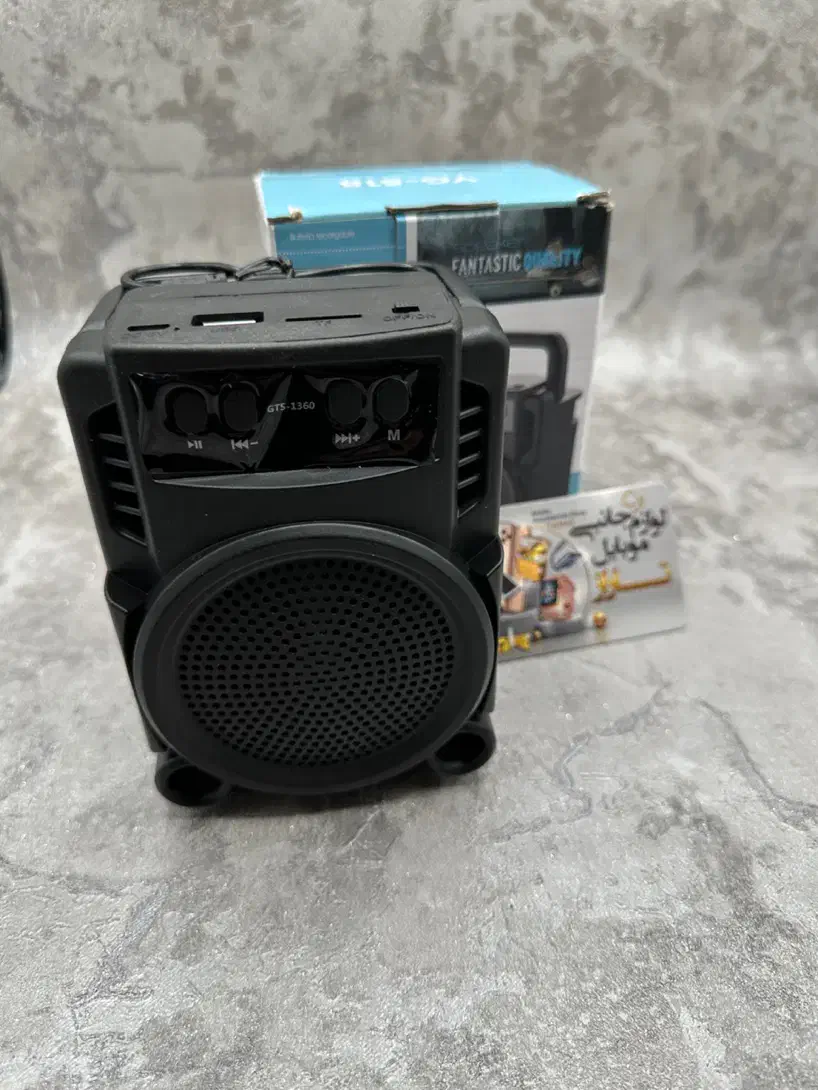 اسپیکر بلوتوثی چراغدار مدل GTS-1360 شارژی قابل حمل|پخش‌کننده همراه|کرج, گلشهر|دیوار