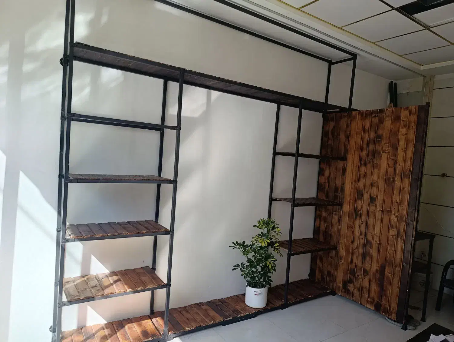 دکور|کتابخانه، شلف، قفسه‌های دیواری|خمین, |دیوار