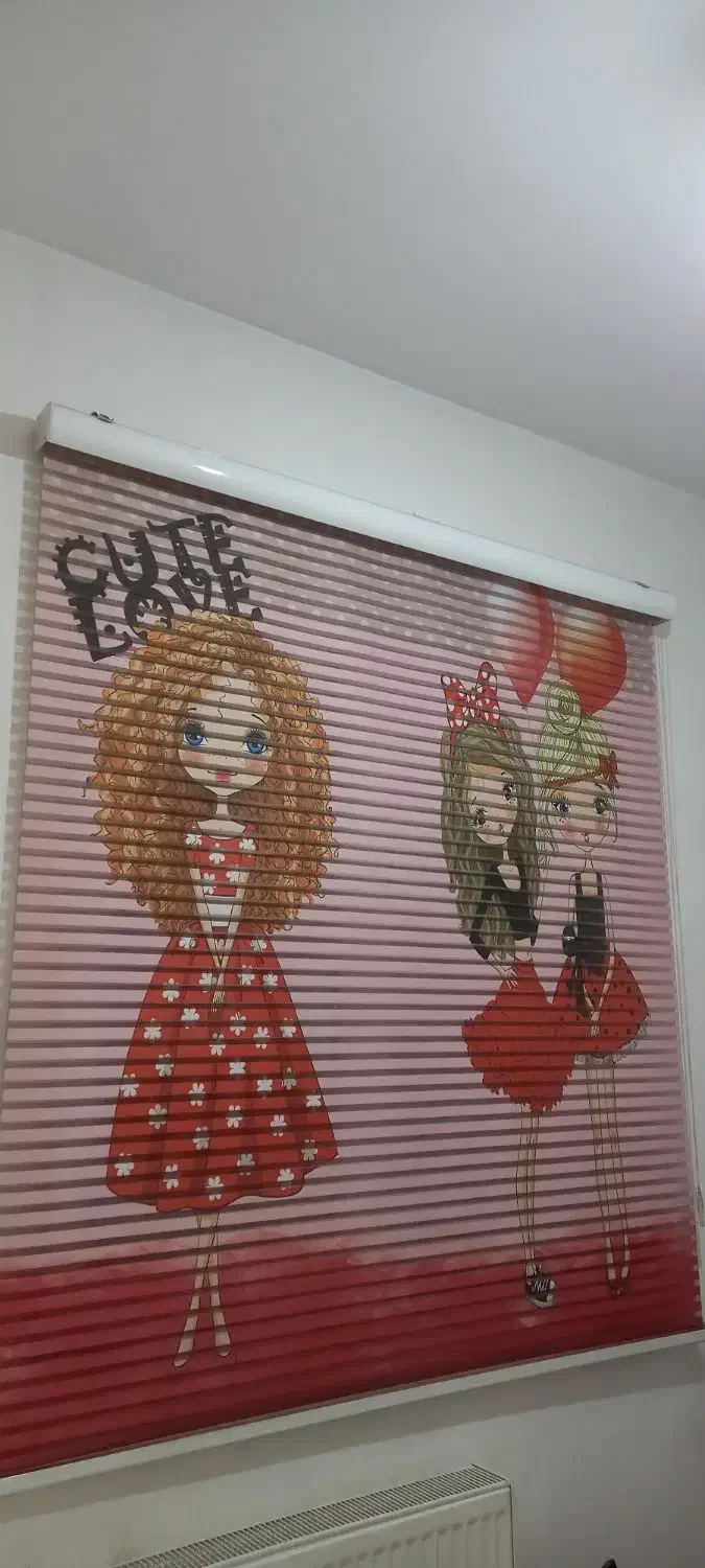 پرده زبرا مخصوص اتاق دختر|پرده، رانر، رومیزی|ری, هاشم‌آباد|دیوار