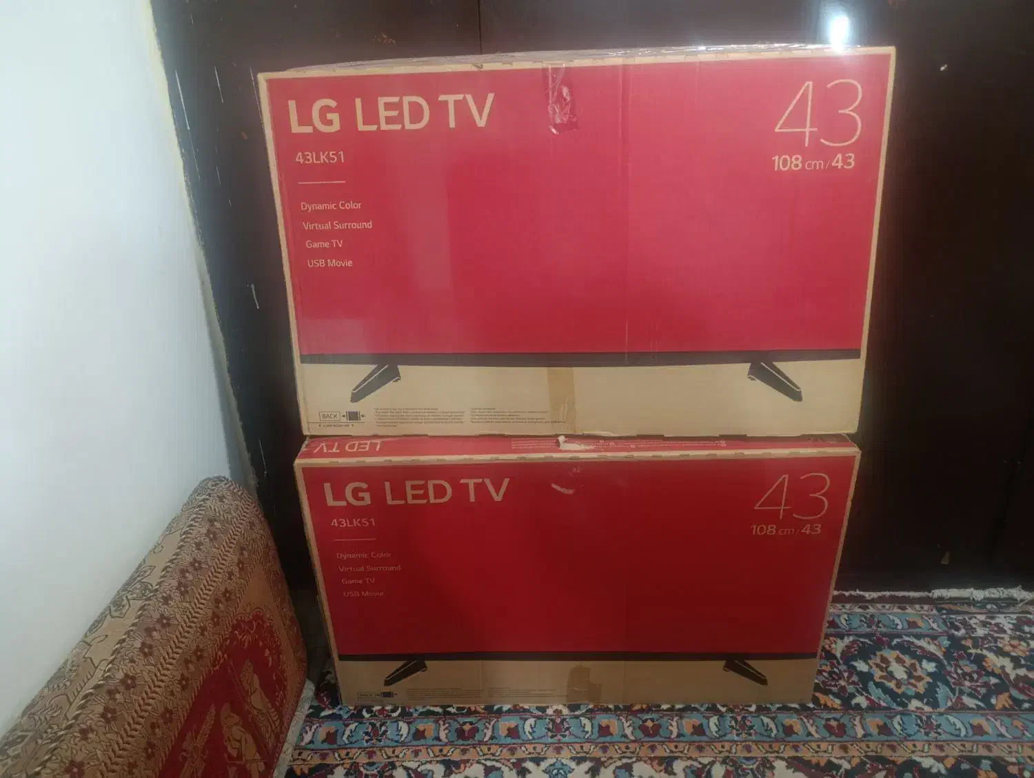 تلویزیون ال جی ۴۳|تلویزیون و پروژکتور|اهواز, کمپلو جنوبی|دیوار