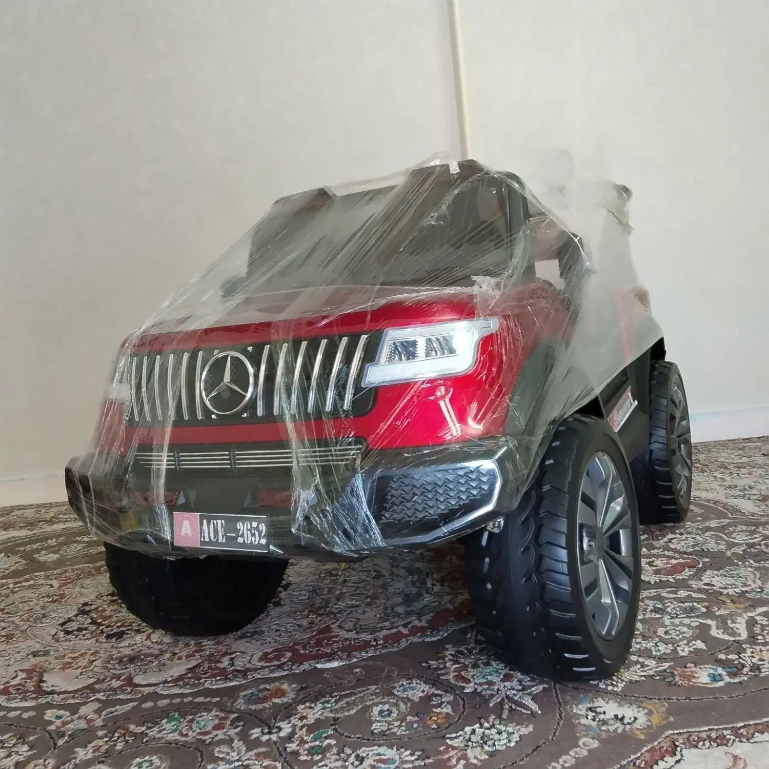 ماشین بنز بازی کنترلی قرمز کودک شارژی نقد و چکی|اسباببازی بچه|گرگان, |دیوار