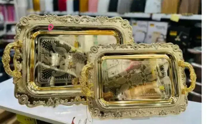 سینی دو عددی مکسیمان|ظروف سرو و پذیرایی|قائن, |دیوار