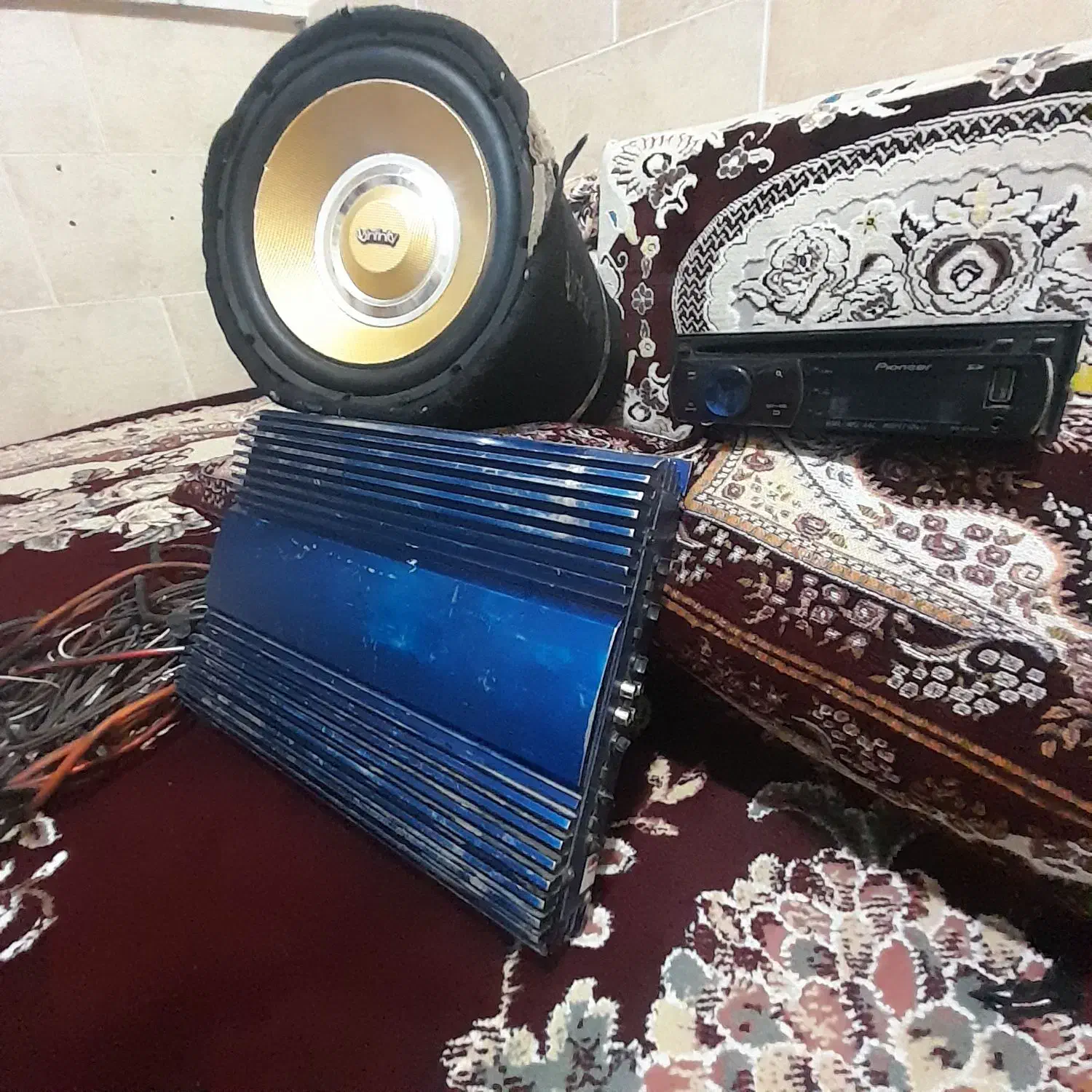 پخش پایونیر 5250 شیش خروجی دمودار حرفه ای|سیستم صوتی خانگی|تربت جام, بیست متری منبع آب|دیوار