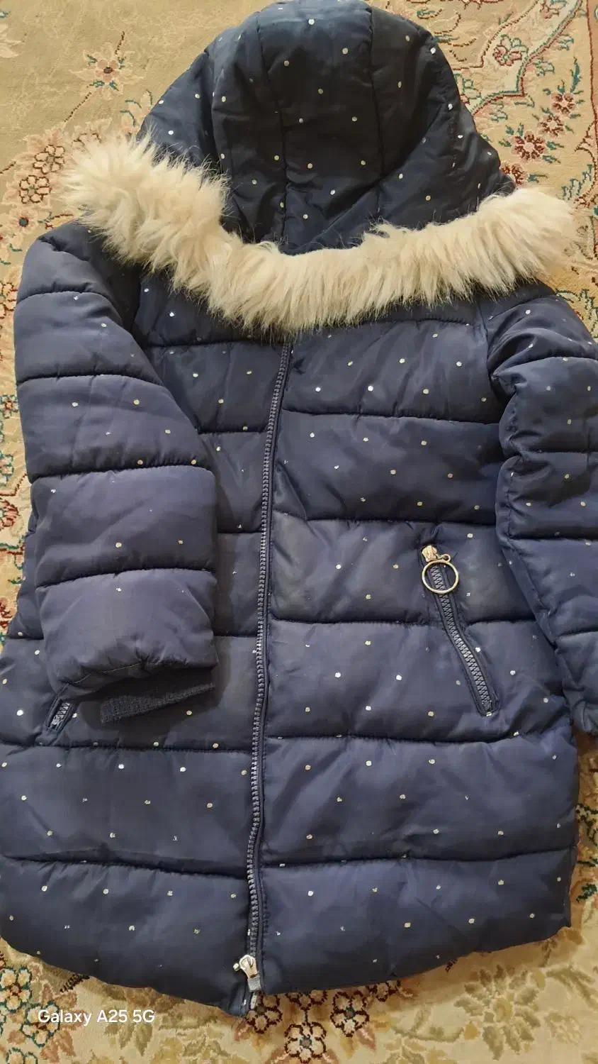 کاپشن خارجی رنگ سورمه ایی مناسب سن ۸ تا ۱۰ سال|کفش و لباس بچه|اصفهان, بهارستان|دیوار