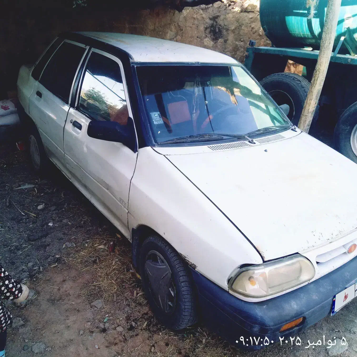 ماشین پراید سفید مدل ۸۲|خودرو سواری و وانت|زاگرس, |دیوار