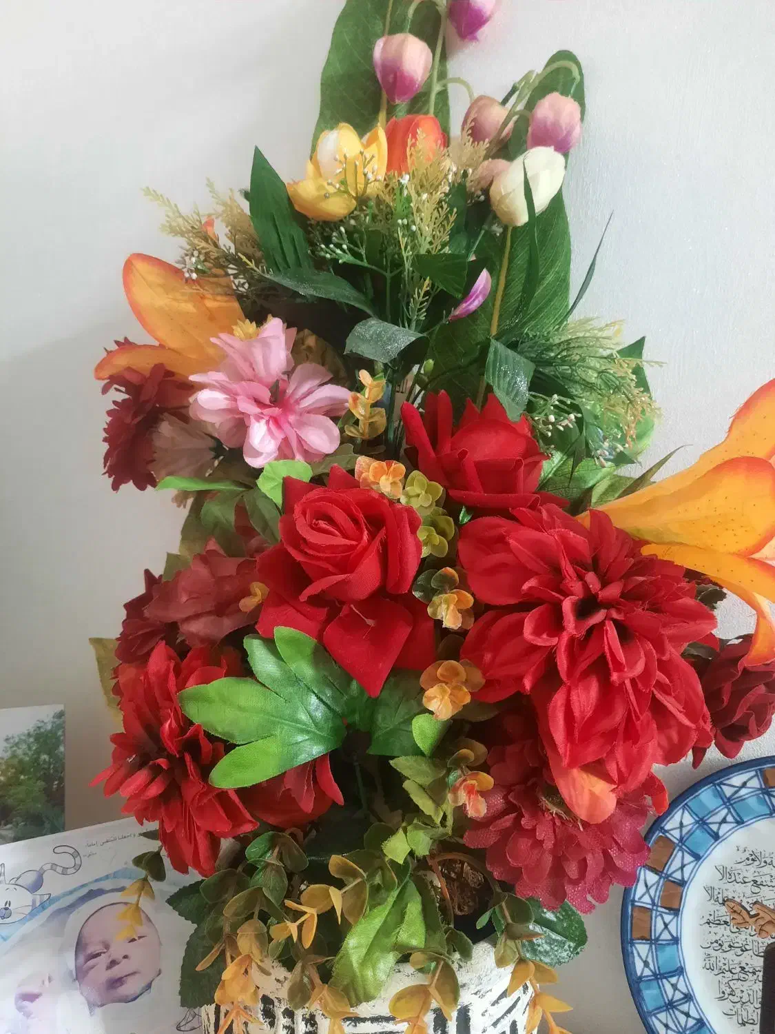 گل کادویی|گل مصنوعی|مشهد, مصلی (کارمندان اول)|دیوار