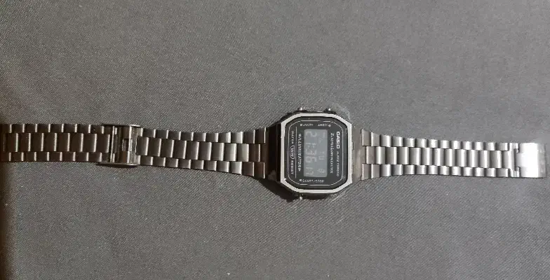 ساعت کاسیو اصل casio A168WGG-1B|ساعت|رشت, منظریه|دیوار