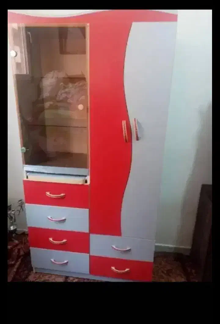 کمد کودک|جاکفشی، کمد، دراور|فولادشهر, مسکن مهر فولادشهر|دیوار