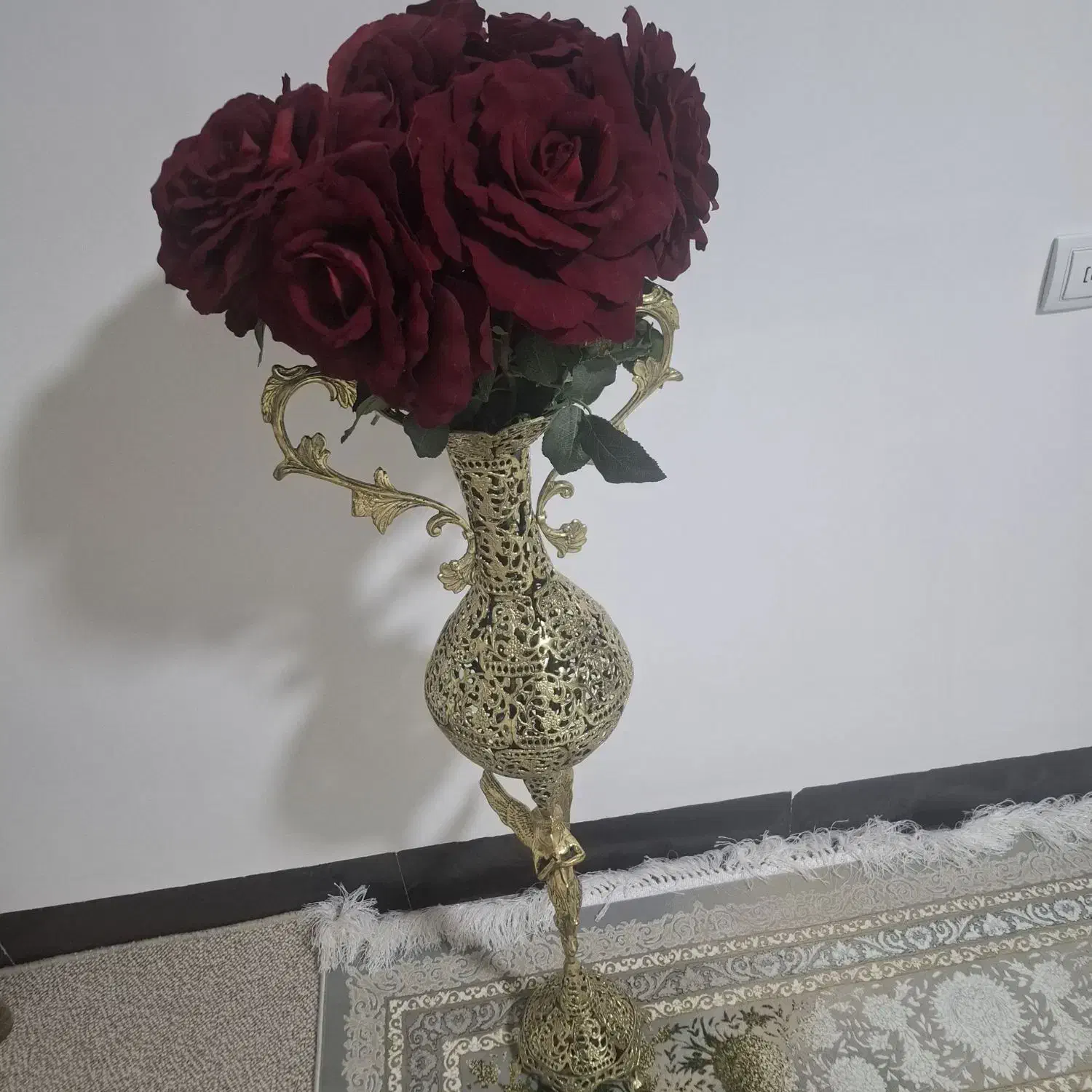 گلدان برنز|صنایع دستی و سایر لوازم تزئینی|کوهدشت, |دیوار