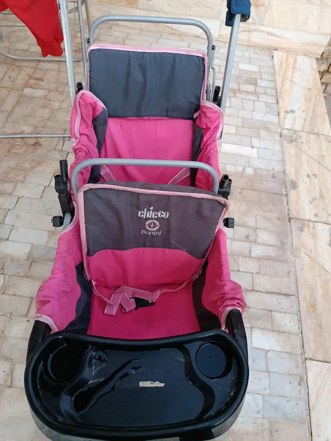 کالسکه دوقلو۱۵۰۰|کالسکه و لوازم جانبی|اردکان, |دیوار