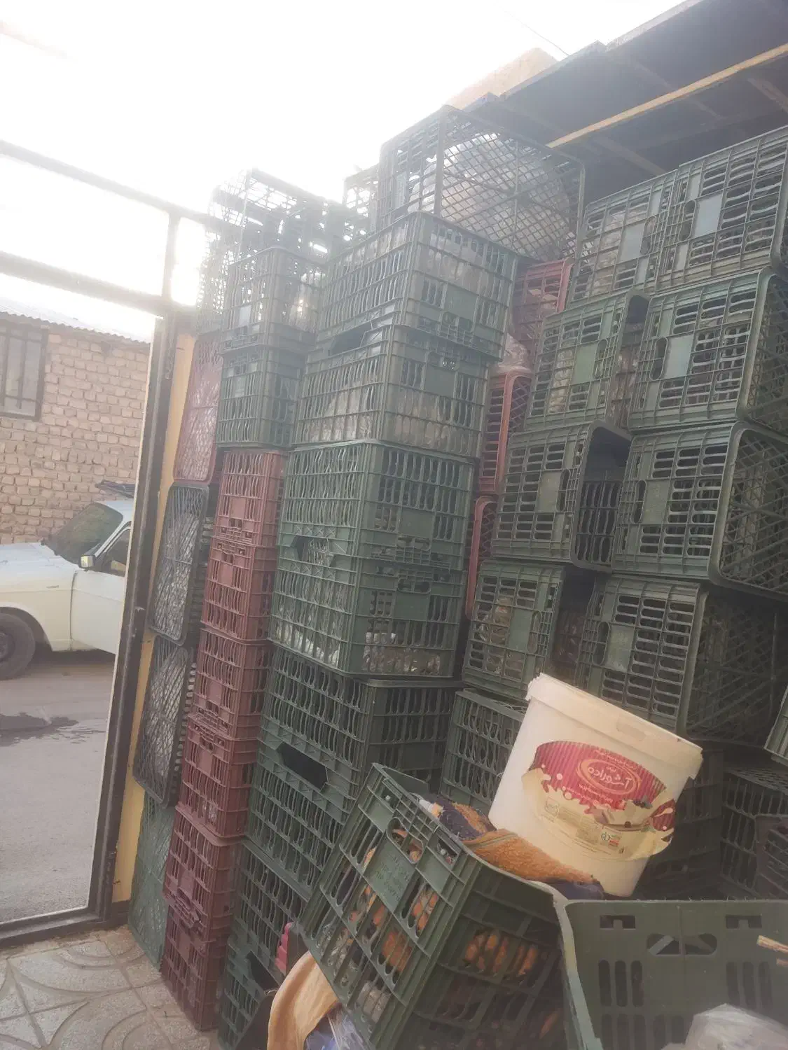 سبد بزرگ موز.مناسب انار|ظروف نگهدارنده، پلاستیکی، یک‌بارمصرف|ساوه, |دیوار