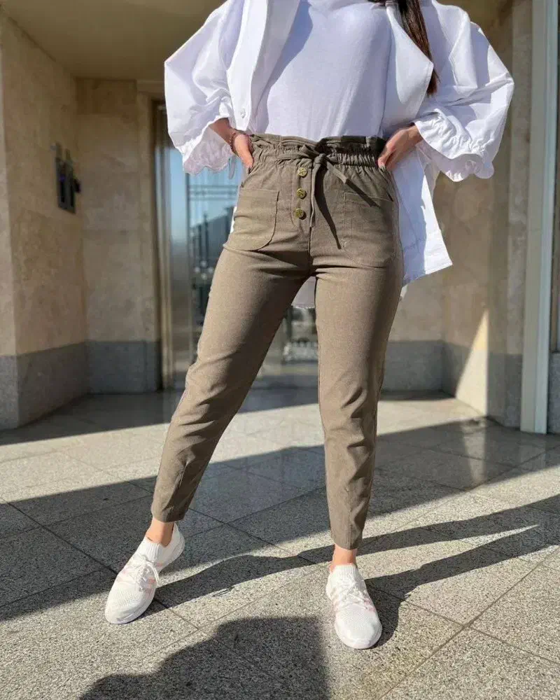 تخفیف ویژه شلوار مام کتان کش ۲۳۰ت (پوشاک یک)|لباس|شیروان (خراسان), |دیوار