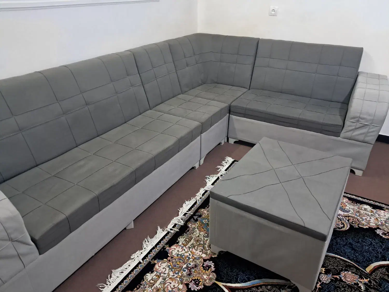 مبل ال ۷ نفره|مبلمان خانگی و میز عسلی|خرم‌آباد, |دیوار