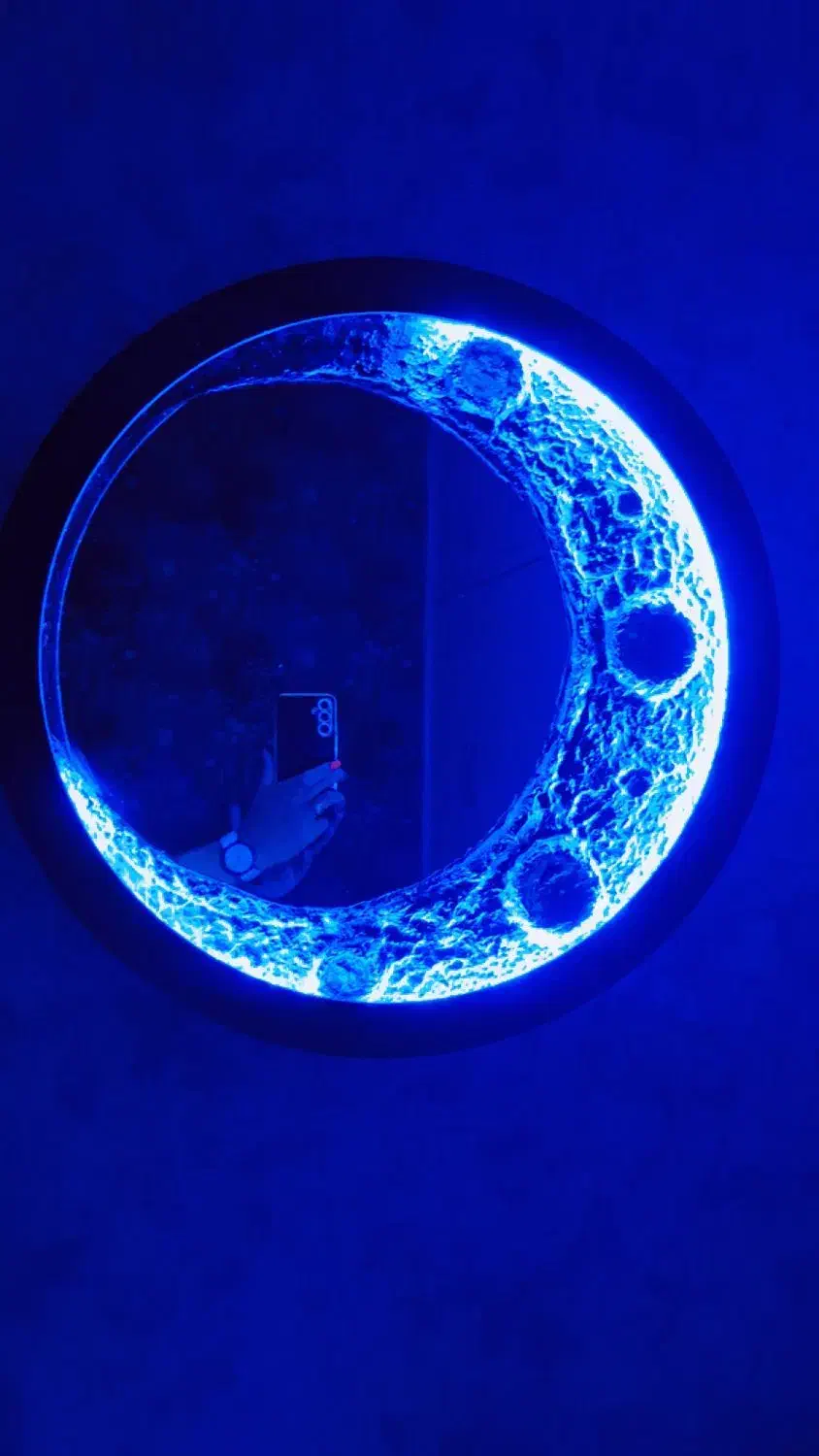 تابلو ماه واینه پتینه چراغ خوابی قطر۴۵|تابلو، نقاشی، عکس|سبزوار, ولیعصر (نجار آباد)|دیوار