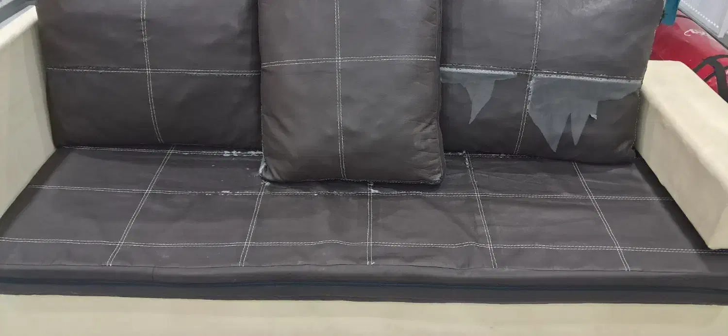 مبل ۷ نفره کارکرده|مبلمان خانگی و میز عسلی|صدرا-فارس, فاز ۱|دیوار