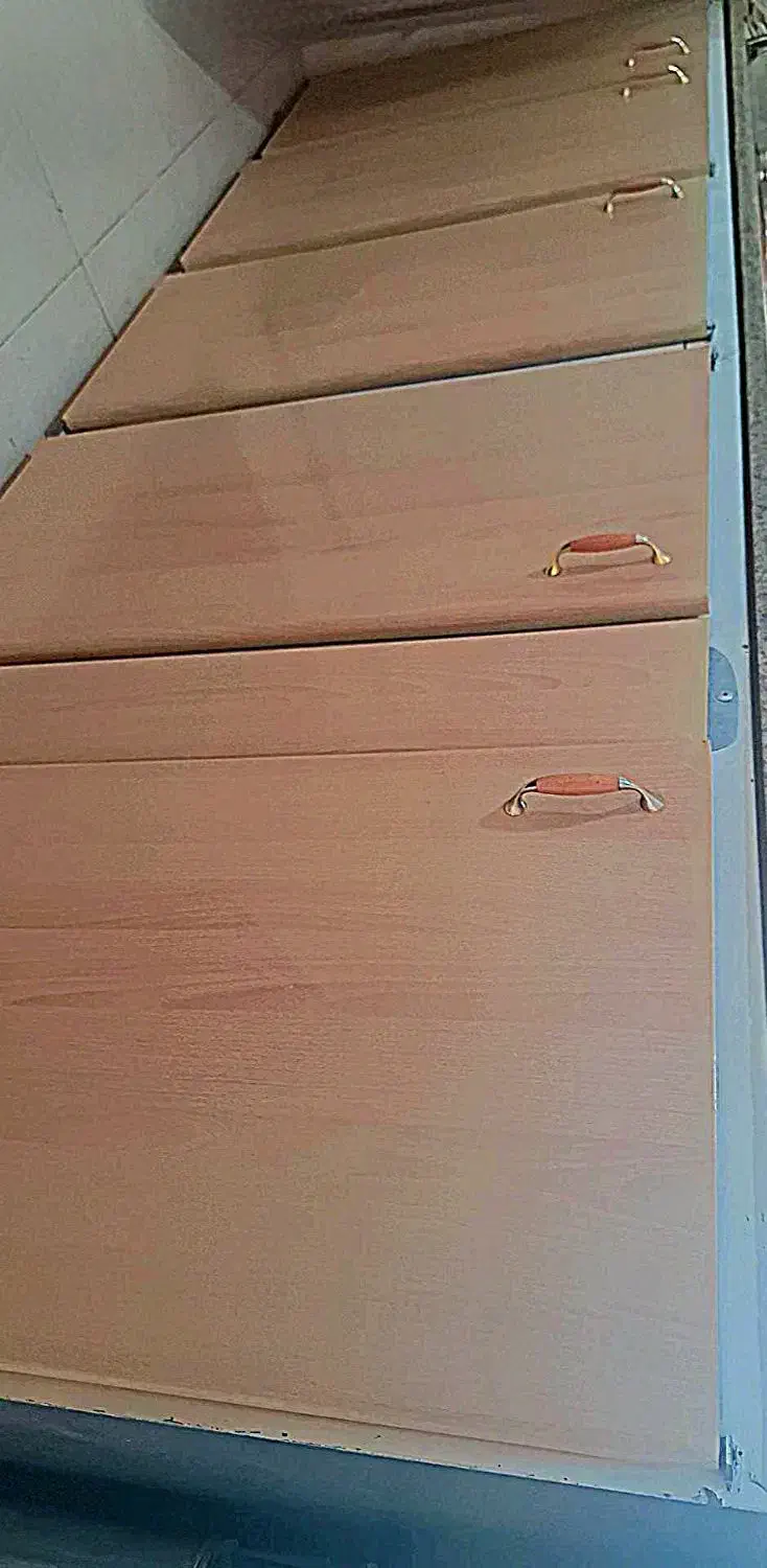 کابینت فلزی طرح چوب|مصالح و تجهیزات ساختمان|سمیرم, |دیوار