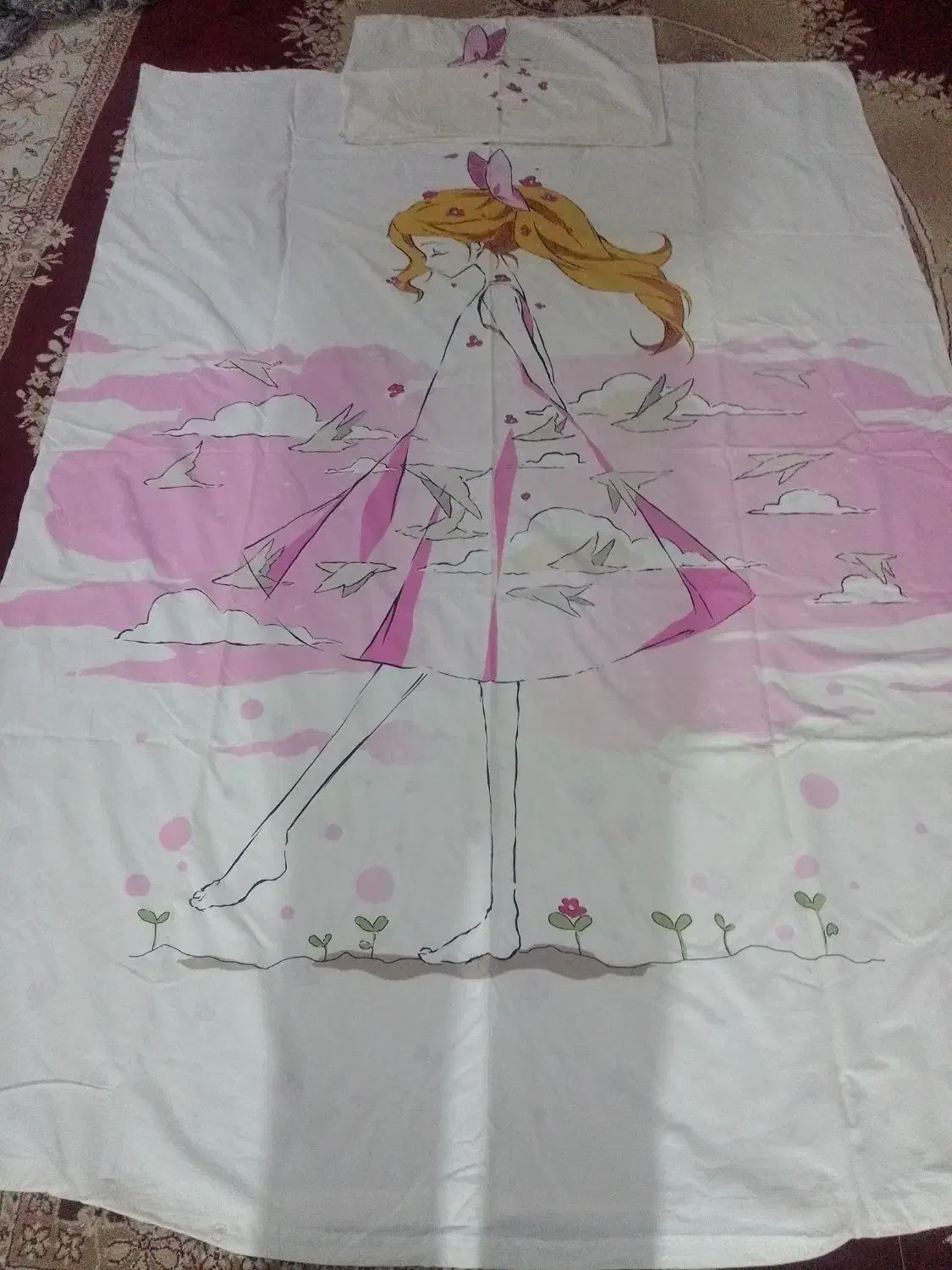 روبالشی روتختی (کاور لحاف یا پتو )دخترانه ترک|سرویس روتختی|شاهرود, |دیوار