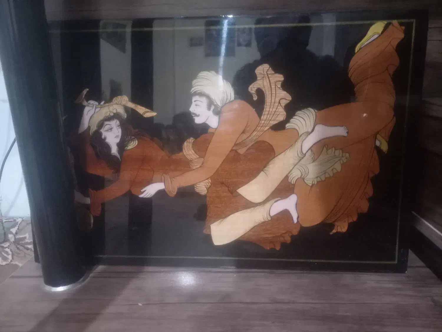 تابلو معرق بسیارزیبا لیلی ومجنون|تابلو، نقاشی، عکس|خمینی‌شهر, |دیوار