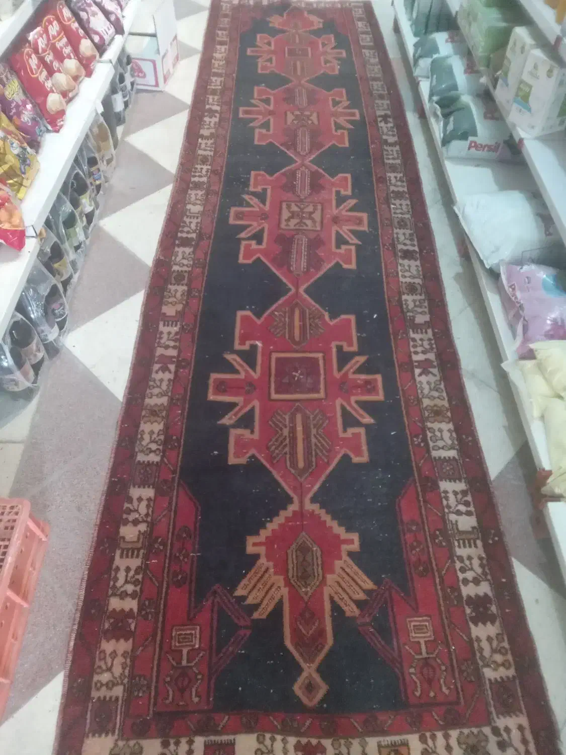 فرش کناره دستی ۱۰۰ ساله قدمت|فرش|یزد, |دیوار