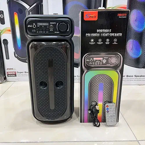 اسپیکر چمدانی بلوتوثی 8 اینچ بهمراه کنترل ومیکروفن|سیستم صوتی خانگی|رشت, کوی طالقانی|دیوار