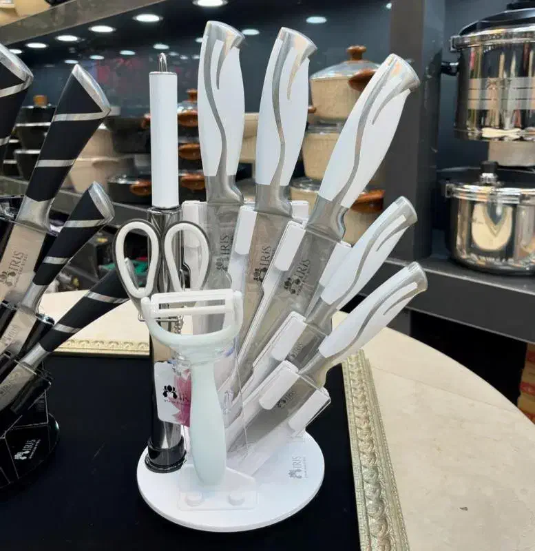 ست چاقو آشپزخانه|ظروف سرو و پذیرایی|قم, پردیسان|دیوار