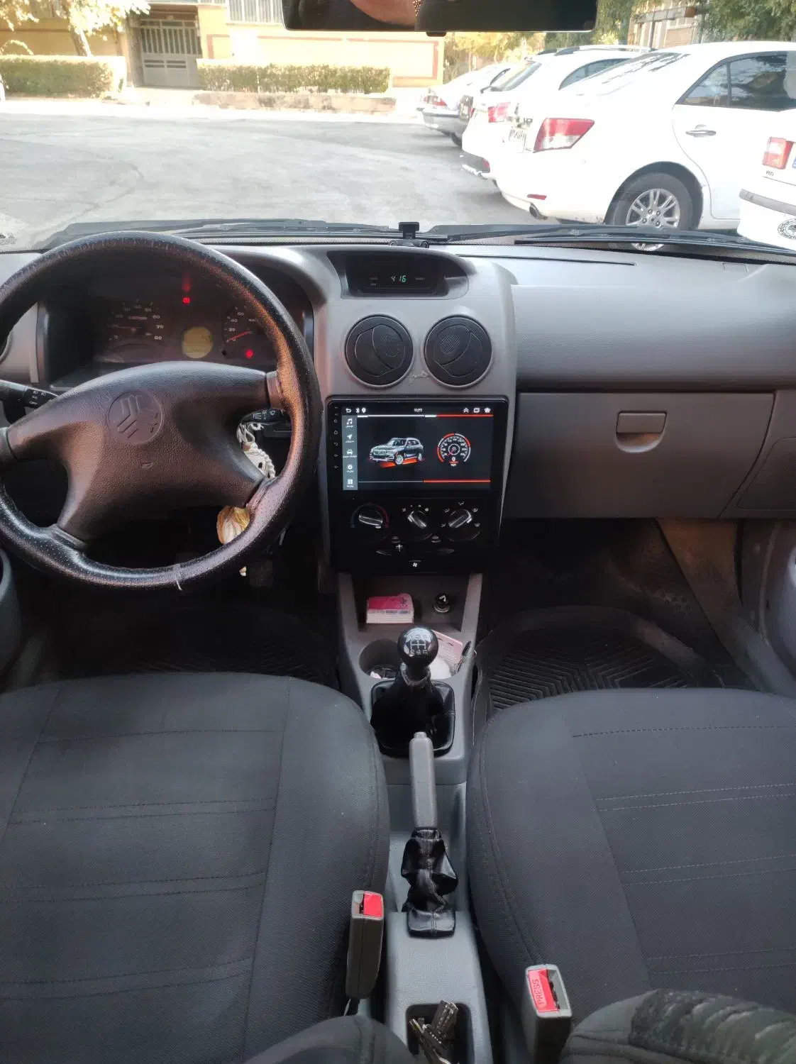 مانیتور اندروید پراید همراه دوربین دنده عقب و قاب|قطعات یدکی و لوازم جانبی|اراک, |دیوار