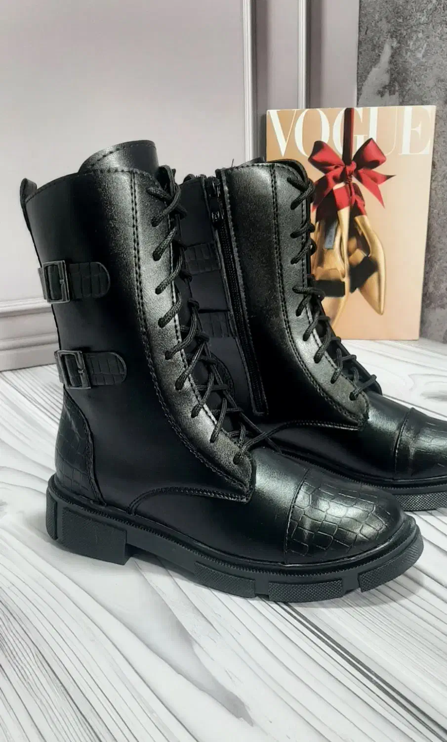 بوت مشکی بغل زیپ (مدل اقتصادی پانیکا)|کیف، کفش، کمربند|قزوین, |دیوار