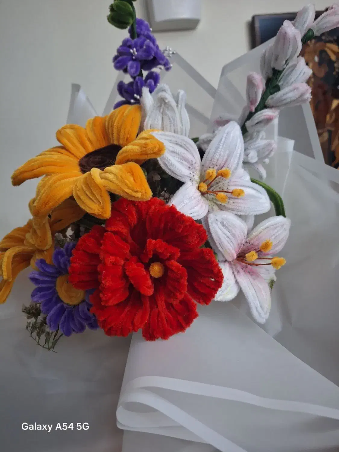 دسته گل پیپ پاک کن|گل مصنوعی|تهران, ابوذر|دیوار