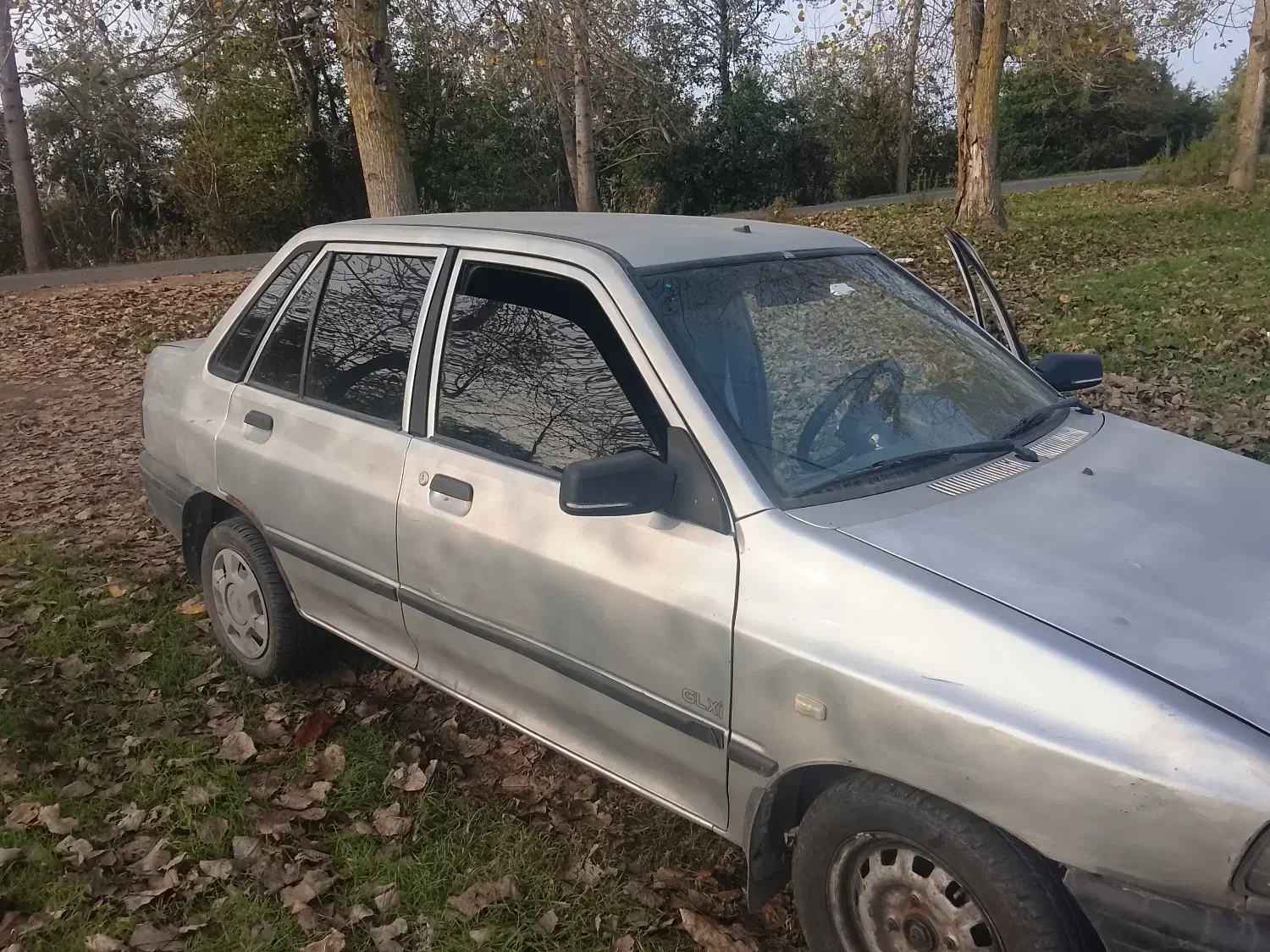 پراید۸۶ نقره ای شاسی سالم بدون ترک|خودرو سواری و وانت|رشت, فلسطین|دیوار