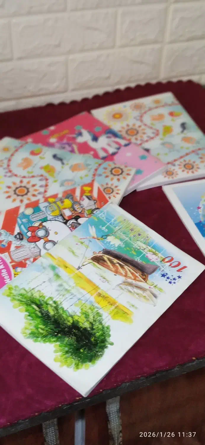 دفتر مشق ۱۰۰برگ|لوازم التحریر|رودسر, |دیوار