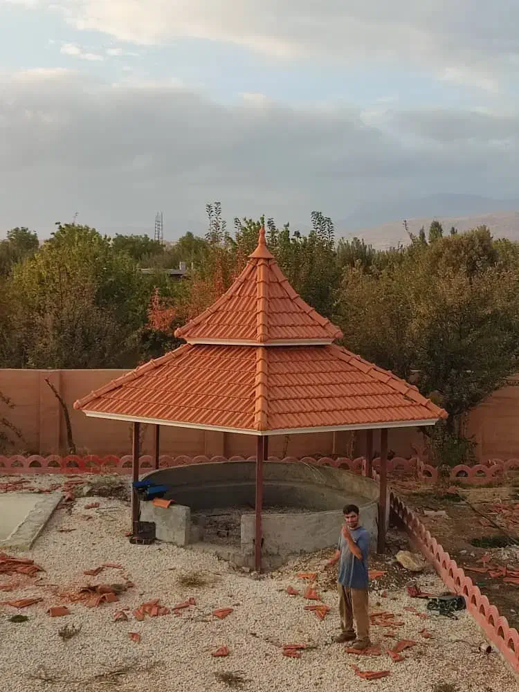 طراحی واجرای انواع سقفهای شیبدار و آلاچیق|خدمات پیشه و مهارت|همایجان, |دیوار