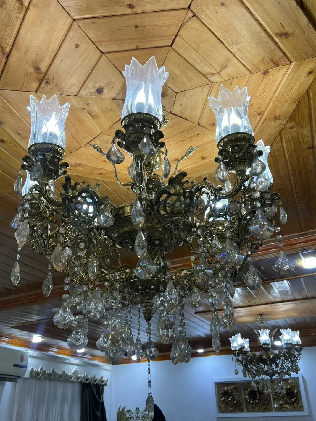 لوستر|لوستر و چراغ آویز|چمستان, |دیوار