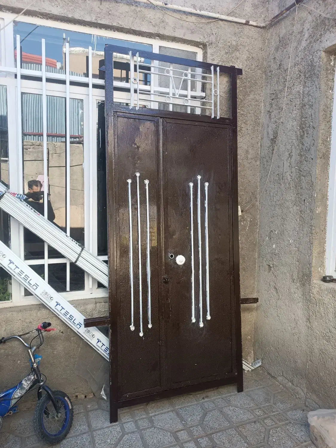 درب حیاط نفررو (105*250)|مصالح و تجهیزات ساختمان|همدان, |دیوار