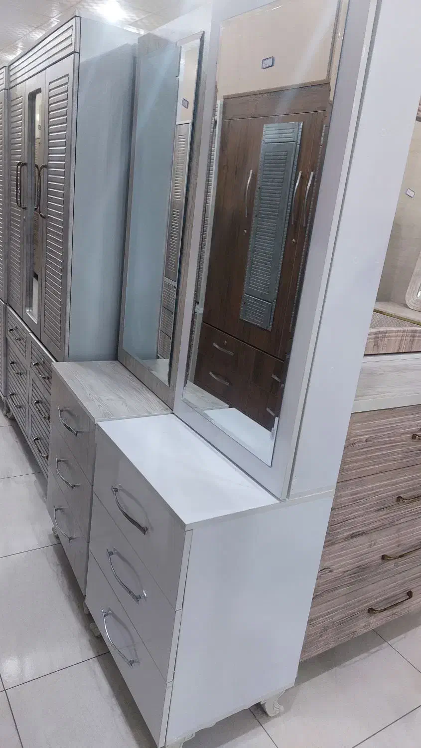 میز آرایش دراوری وکیوم ملامین، اقساط 12ماه|جاکفشی، کمد، دراور|دزفول, |دیوار