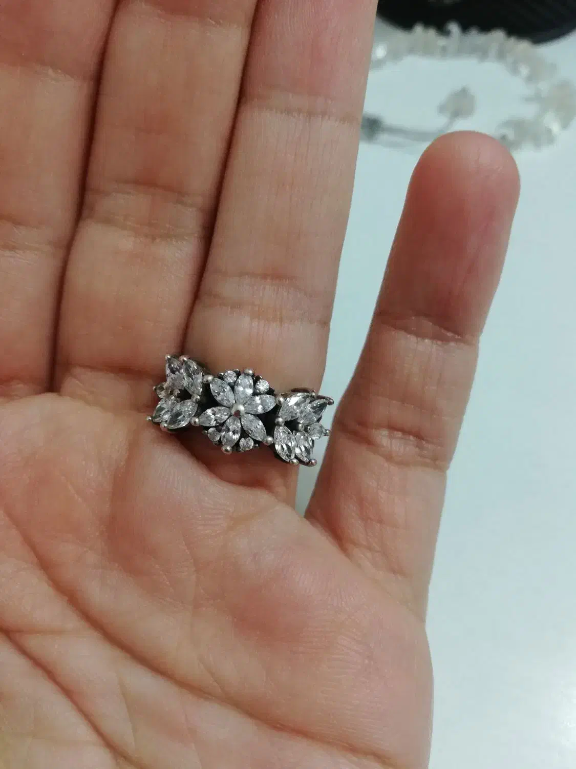 انگشتر نقره زنانه|زیورآلات و اکسسوری|تهران, پرستار|دیوار