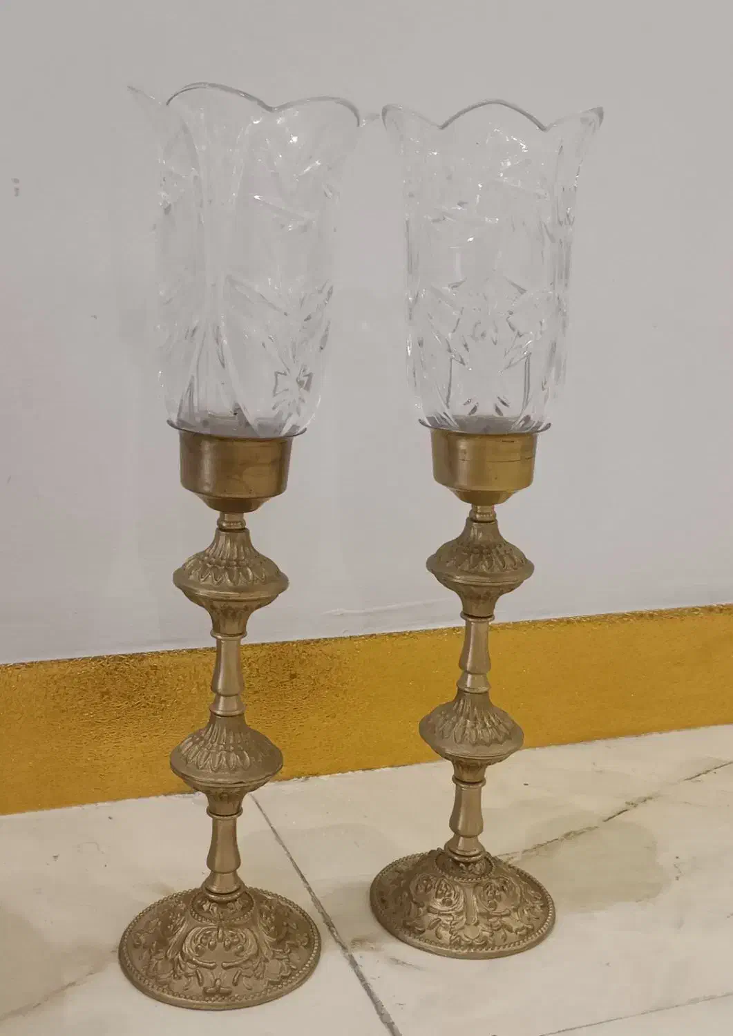 شمعدانی کریستال|صنایع دستی و سایر لوازم تزئینی|فردیس, سپید دشت|دیوار