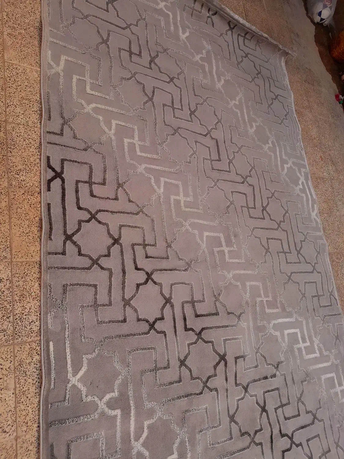 گلیم فرش کارکرده تمیز|گلیم، جاجیم، گبه|برخوار, |دیوار