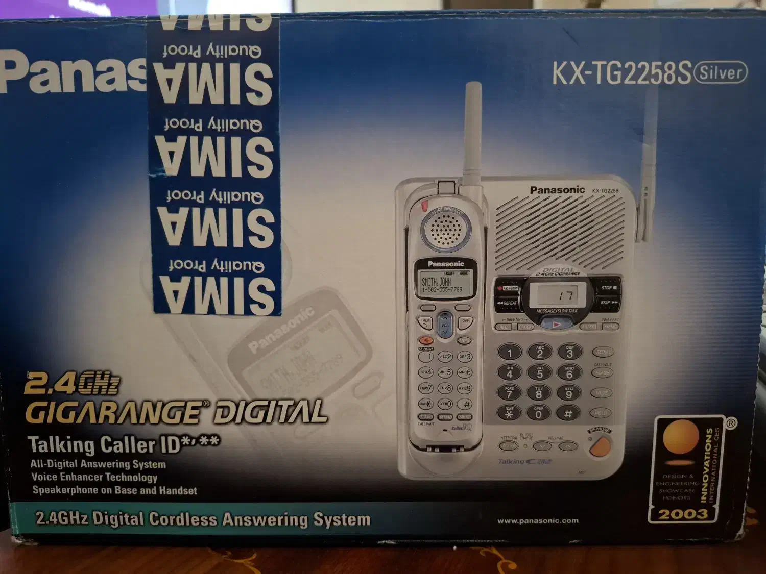 تلفن رومیزی منشی دار سامسونگ KX-TG2285S|تلفن رومیزی|تهران, تسلیحات|دیوار