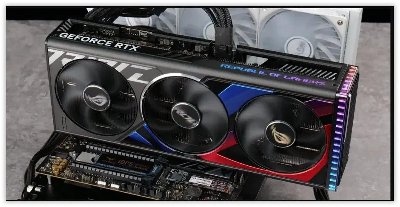گرافیک ROG  RTX 4080 16GB GDDR6X در حد نو|قطعات و لوازم جانبی رایانه|قم, ارم|دیوار