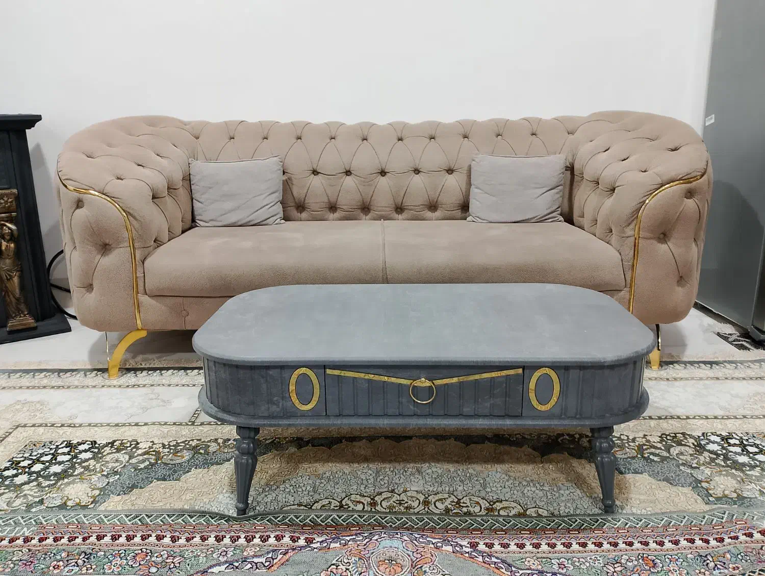 مبل 9 نفره چستر|مبلمان خانگی و میز عسلی|گناباد, |دیوار