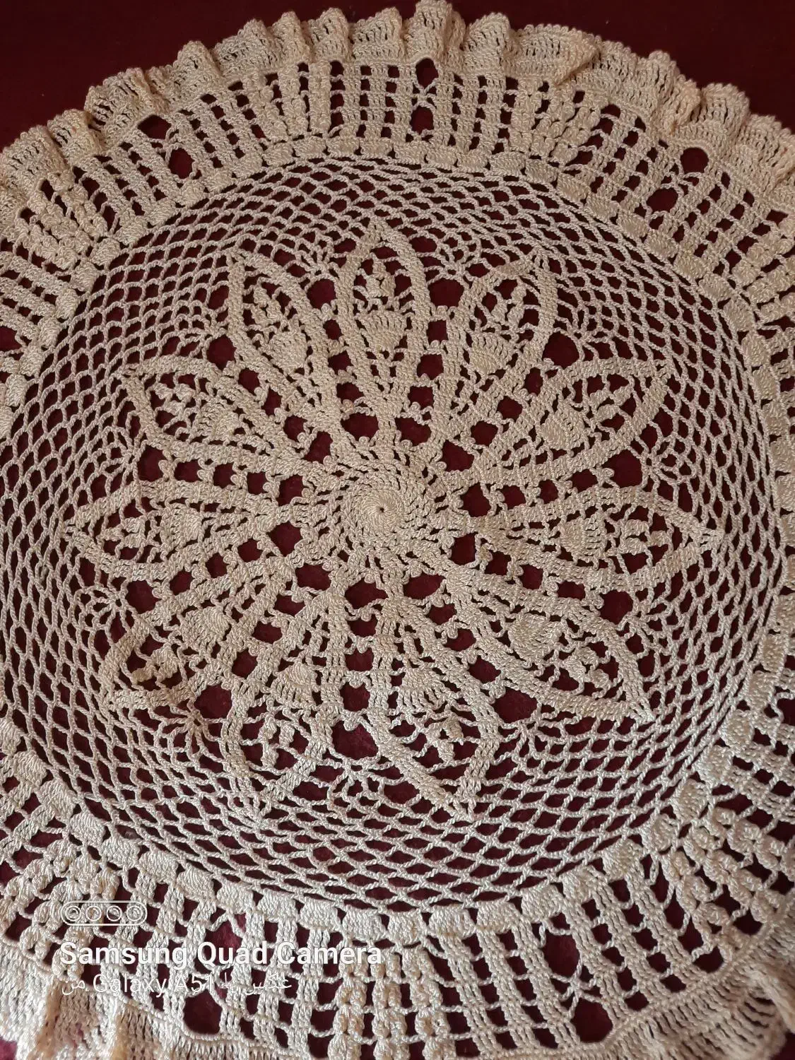 یک  عدد رومیزی بافت نو  به  قطر  ۵۰  سانتیمتر|پرده، رانر، رومیزی|تبریز, |دیوار