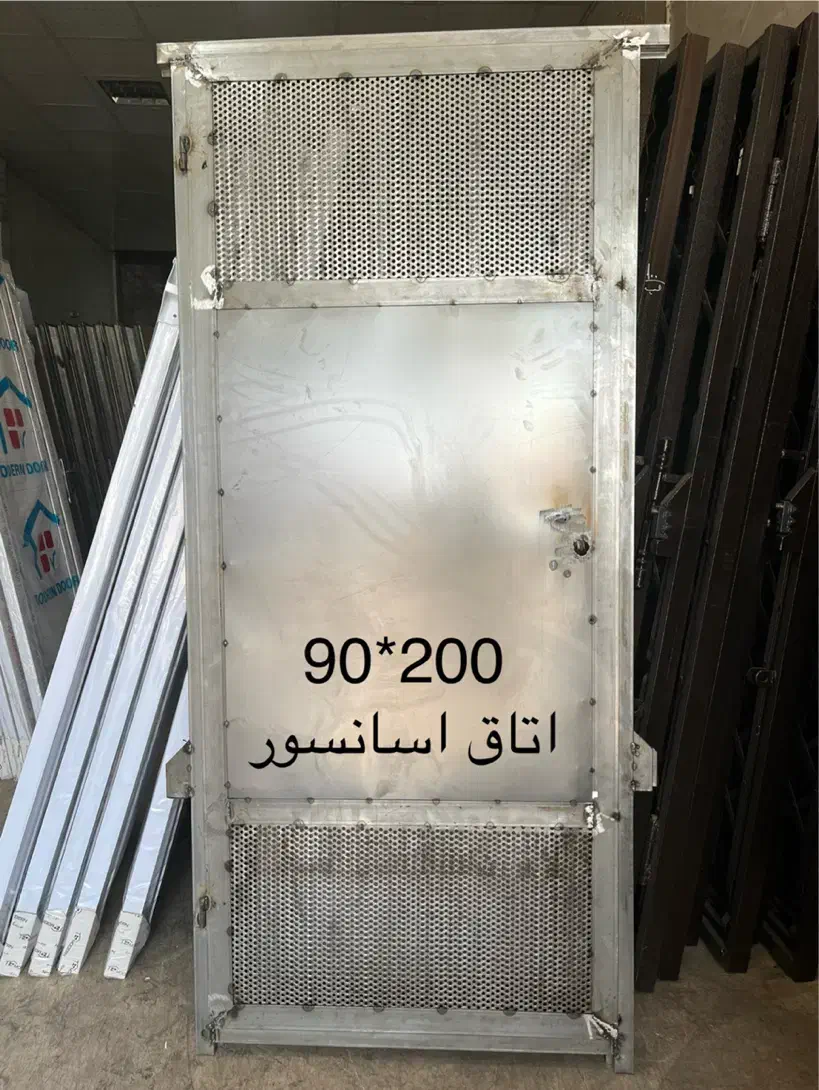 درب اهنی پی وی سی انباری خرپشته اتاق اسانسور PVC|مصالح و تجهیزات ساختمان|تهران, شهرک ابوذر|دیوار
