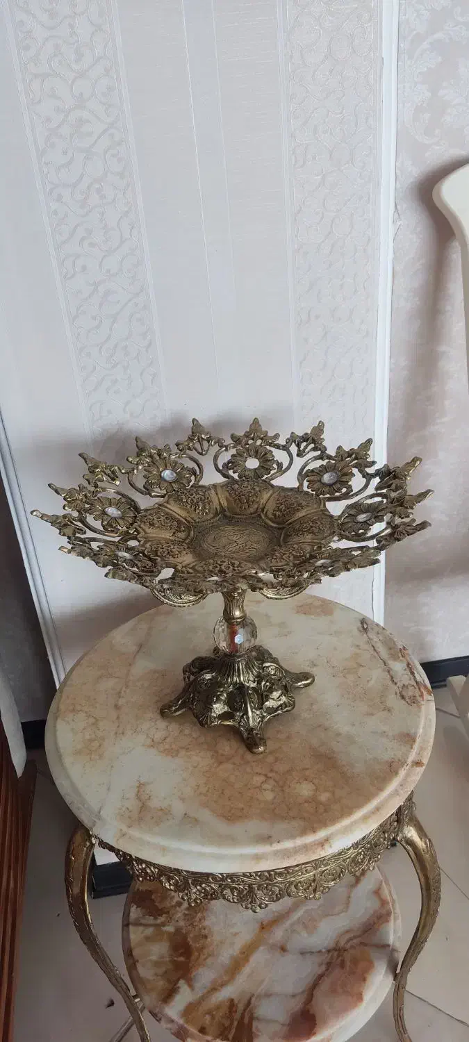 میوه خوری برنزی،شکلات خوری ،شیرینی خوری ،قندون|ظروف سرو و پذیرایی|محمدشهر, محمدشهر|دیوار