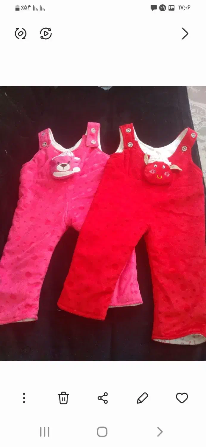 سرهمی مخمل شلوار پیشبندی پیراهن ولباس دخترانه نونو|کفش و لباس بچه|تهران, امین حضور|دیوار