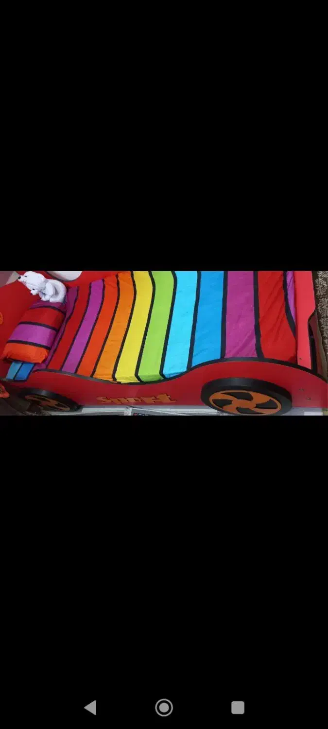 تخت ماشینی همراه با تشک|تخت و سرویس خواب|رشت, معلولین|دیوار