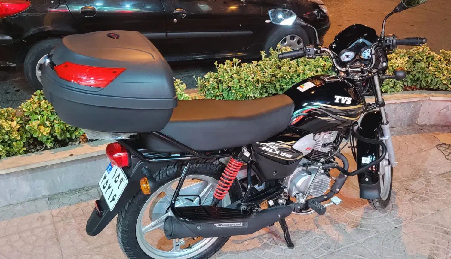 موتور سیکلت TVS HLX150 استار GPS  و باکس|موتورسیکلت|کرج, اکبرآباد|دیوار