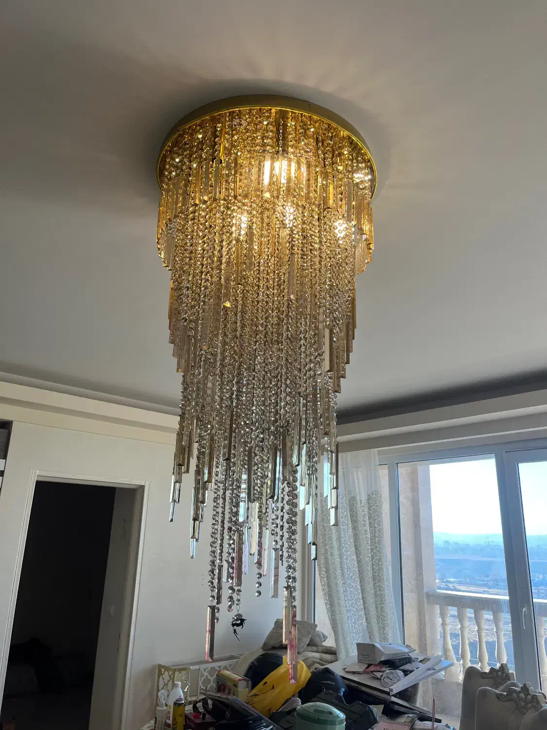 سه عدد لوستر|لوستر و چراغ آویز|تبریز, |دیوار